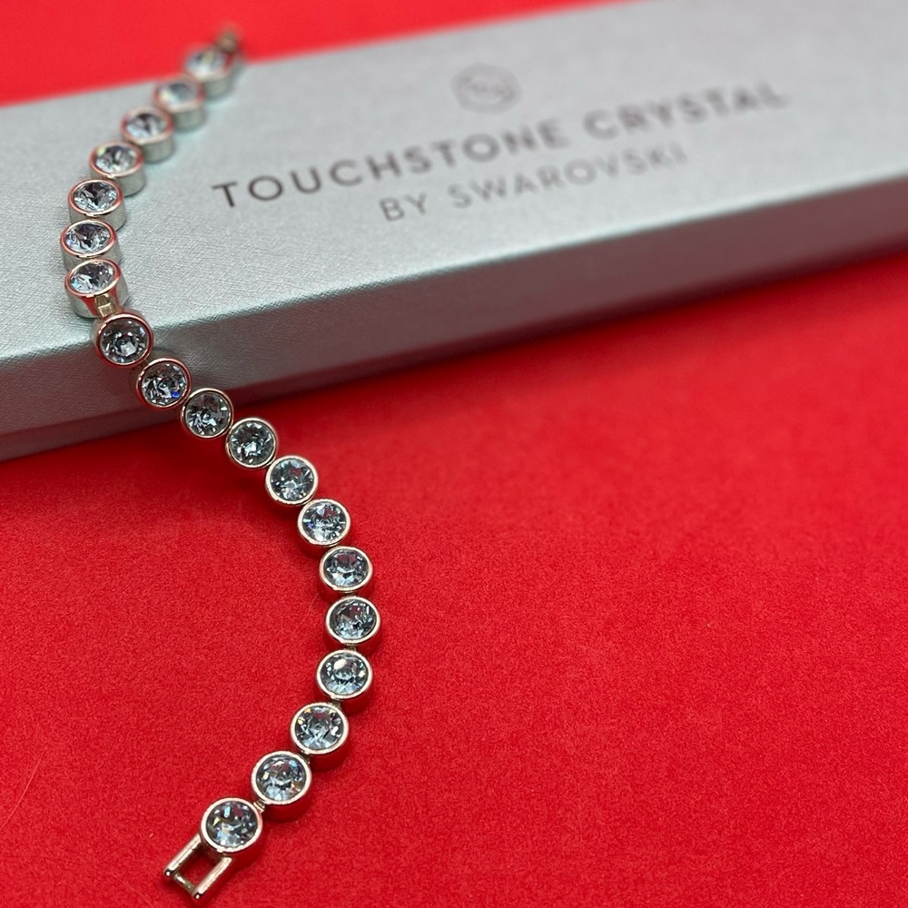 Touchstone Crystal Aquamarine Ice Bracelet